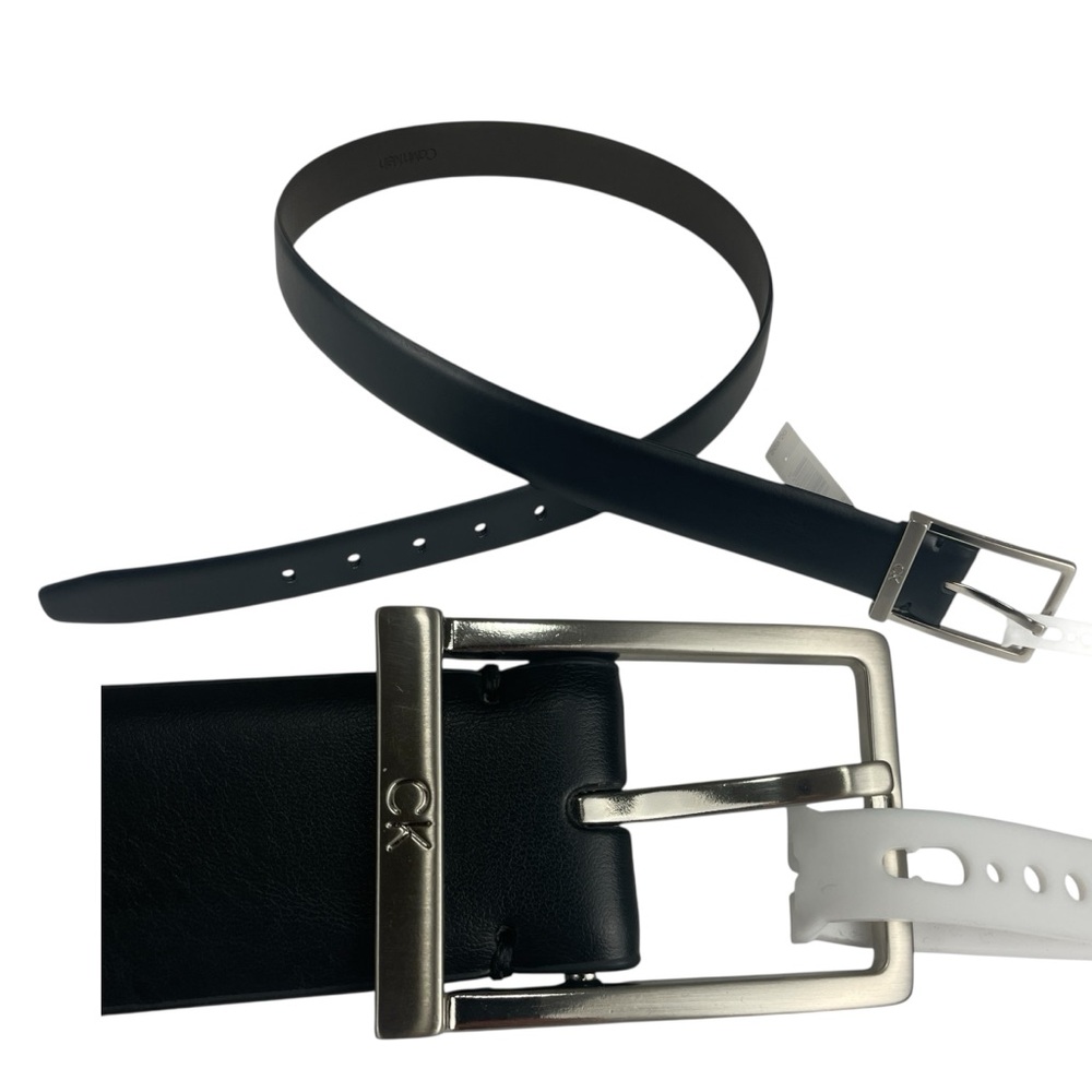 Calvin Klein Mens Black Belt Size Large (38-40)